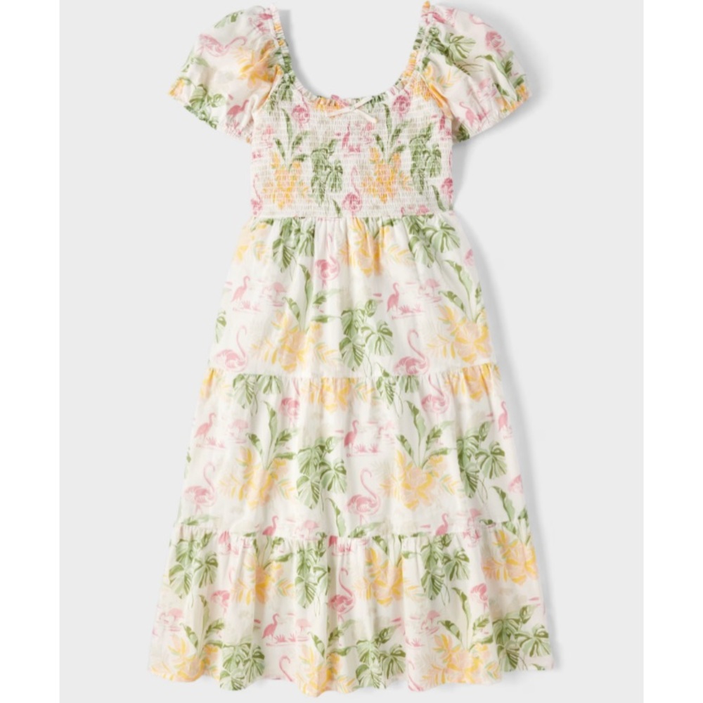 132 Tropical summer dress